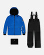 Two Piece Snowsuit Royal Blue And Black | Deux par Deux | Jenni Kidz