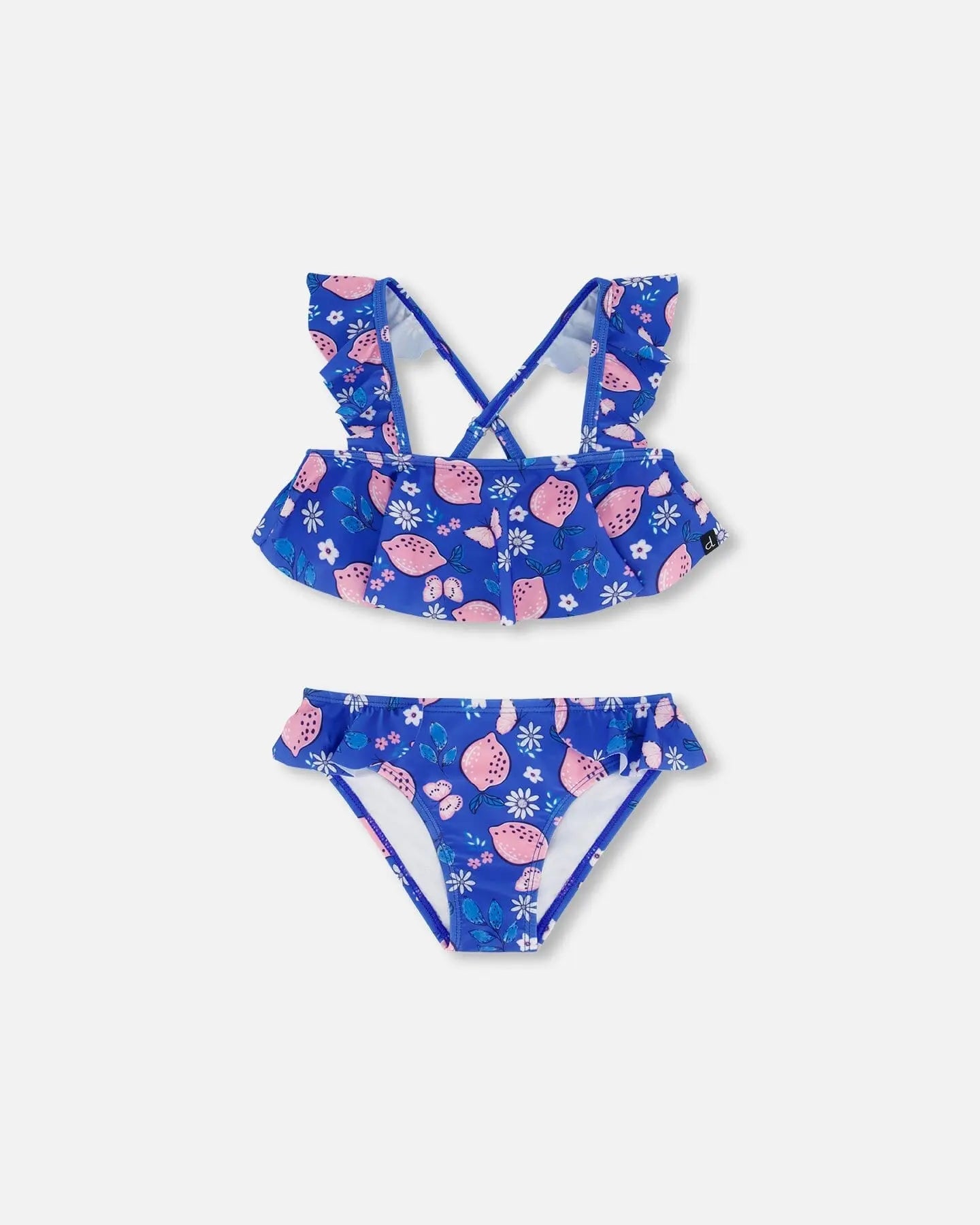 Pink and sale blue swimsuit