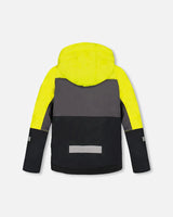 Two-Piece Teknik Snowsuit Colorblocked Light Khaki Green | Deux par Deux | Jenni Kidz