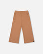 Waffle Flare Leg Pants Caramel Brown | Deux par Deux | Jenni Kidz