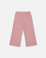 Waffle Flare Leg Pants Dusty Pink | Deux par Deux | Jenni Kidz