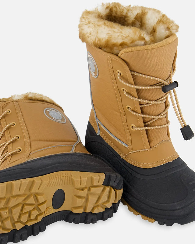 Winter Boots Brown Sugar With Removable Liner | Deux par Deux | Jenni Kidz