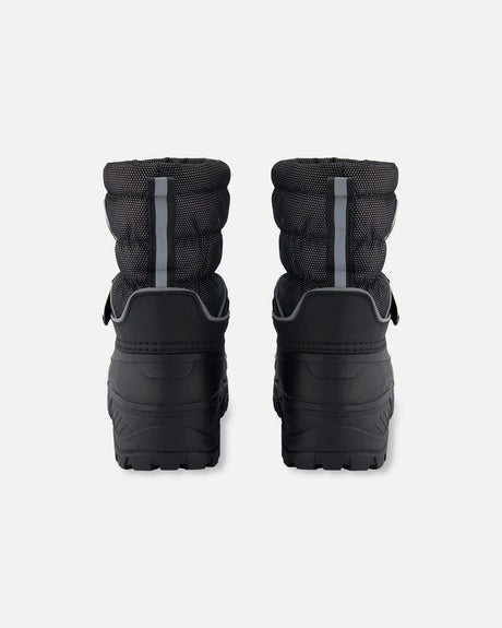 Winter Boots Solid Black | Deux par Deux | Jenni Kidz
