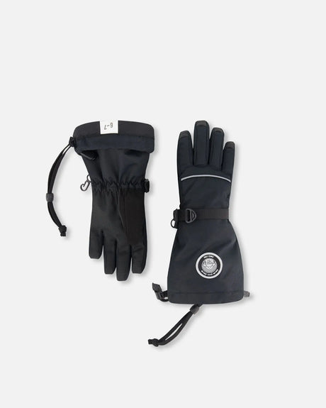 Winter Teknik Gloves Black | Deux par Deux | Jenni Kidz