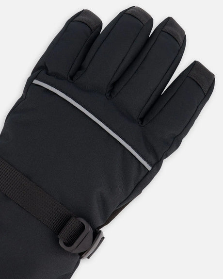 Winter Teknik Gloves Black | Deux par Deux | Jenni Kidz
