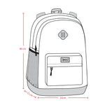 Kids Backpack Black Floral Print-3