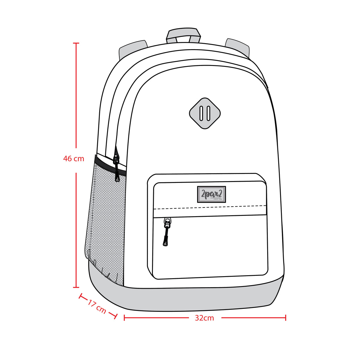 Kids Backpack Blue And Grey Camouflage-3