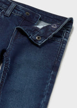 Mayoral baby girl jeans in Dark Denim, sizes 6M-4Y – product view 4
