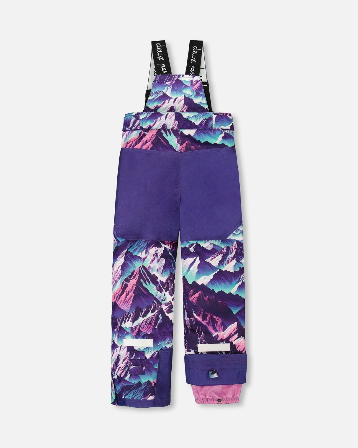 Reinforced pants with suspenders – Deux par Deux purple mountain snowsui