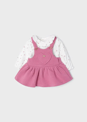 ecofriends 2 piece set with overall Baby Girls dress newborn | Mayoral | Mayoral | Jenni Kidz