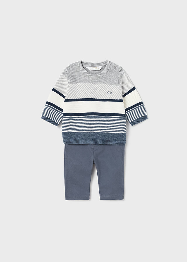 Baby Boys 2Pc Sweater & Long Trouser Set | Mayoral - Jenni Kidz