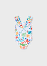 Girl Ruffled Printed Swimsuit | Mayoral