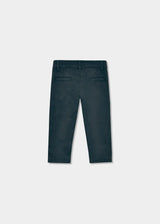 Back view Mayoral Baby Basic Chinos dark grey, functional pockets