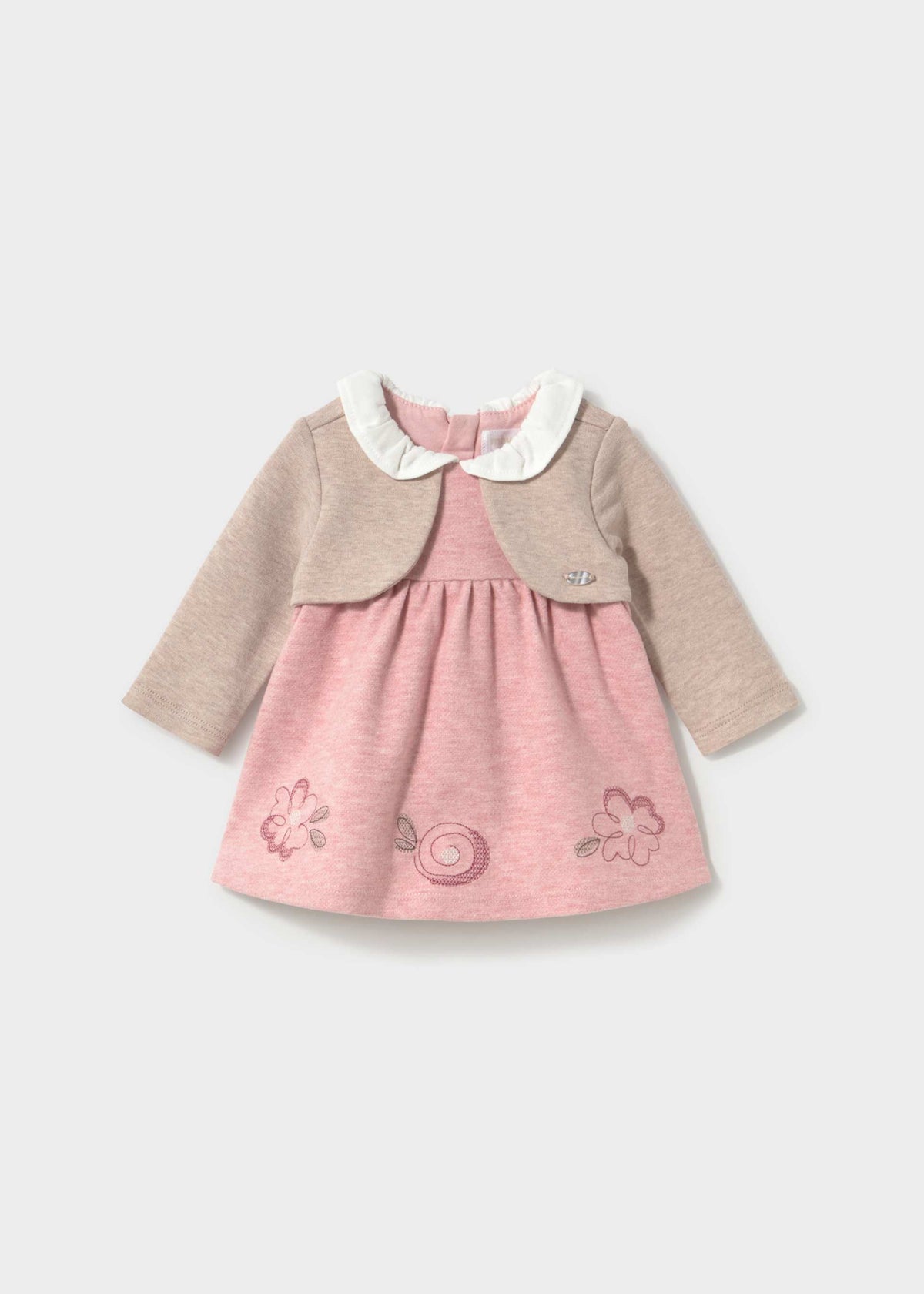 Mayoral newborn girls dress with cardigan style 2817-92 - product photo 1
