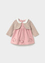 Mayoral newborn girls dress with cardigan style 2817-92 - product photo 1