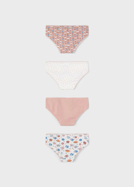 SheeCute 3 Pcs/Lot Girl's Toddler & Kids Underwear 100% Cotton Soft Panties  Baby Briefs Color: Team D, Kid Size: 4T-5T