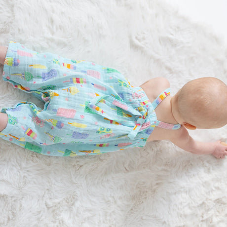 Tie Back Romper - Fruit Dream Popsicles | Angel Dear - Jenni Kidz