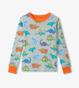 Boys Dino Party Cotton Pajama Set | Hatley