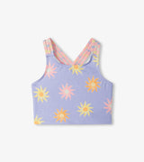 Girls Lavender Sunshine Two-Piece Swimsuit