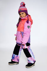 Two Piece Snowsuit Pink Lilac With Geode Print-1