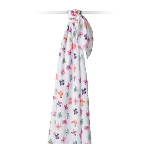 Cotton Muslin Swaddle - Butterfly | Lulujo | Lulujo | Jenni Kidz