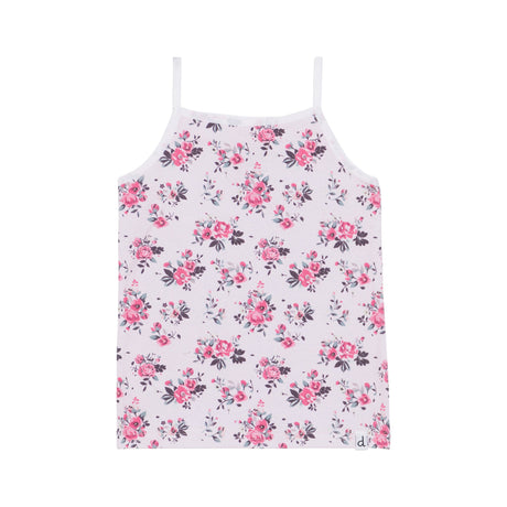 Printed Tank Top Floral Off White-0