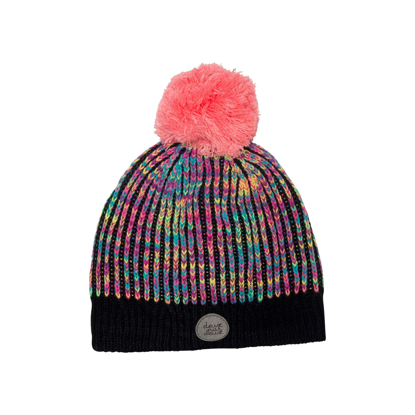Knit Hat Black Multicolor-0