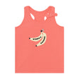 Organic Cotton Graphic Knot Tank Top Coral-0
