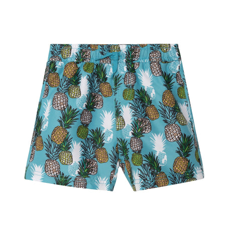 Printed Boardshort Turquoise Pineapple-0