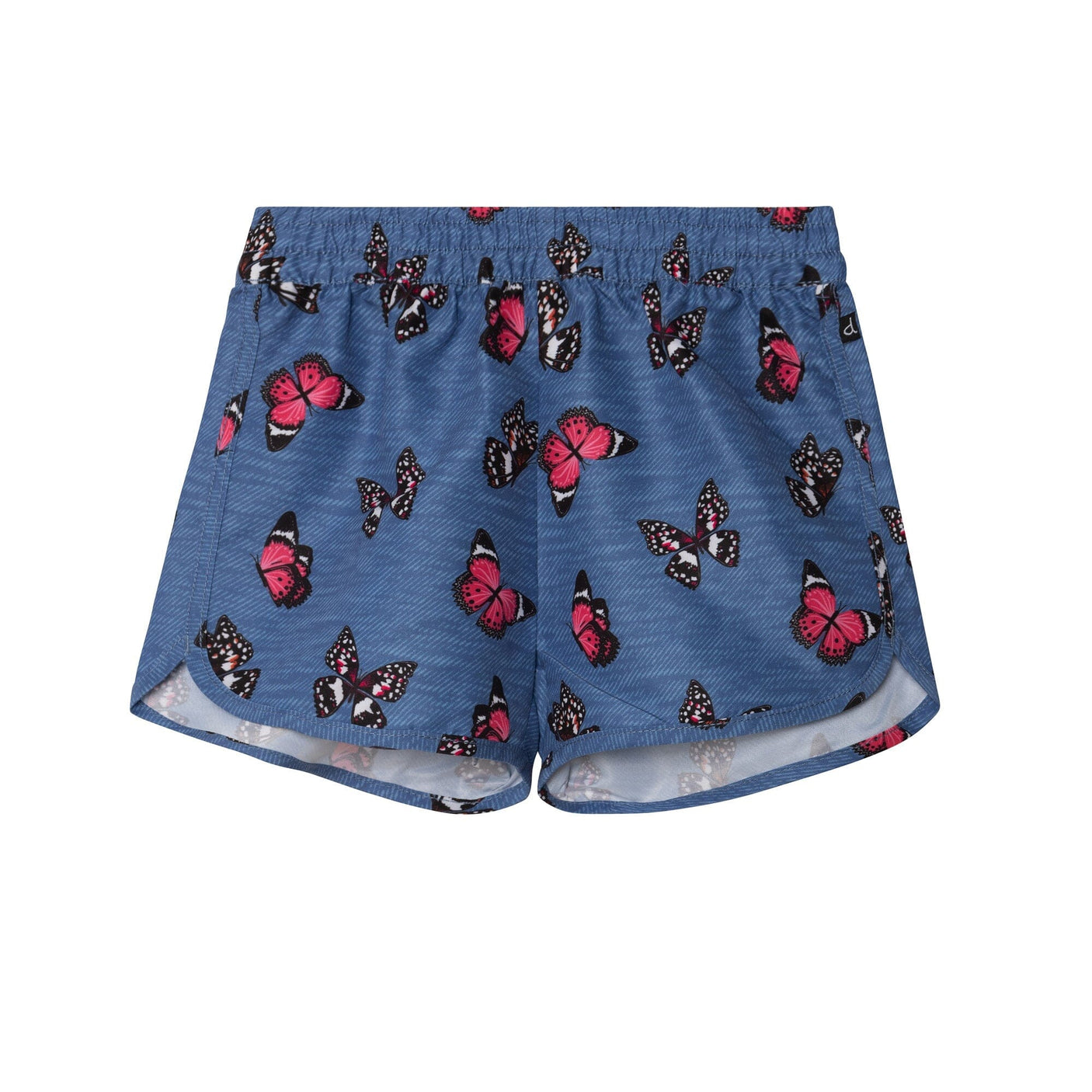 Printed Boardshort Blue Butterflies-0