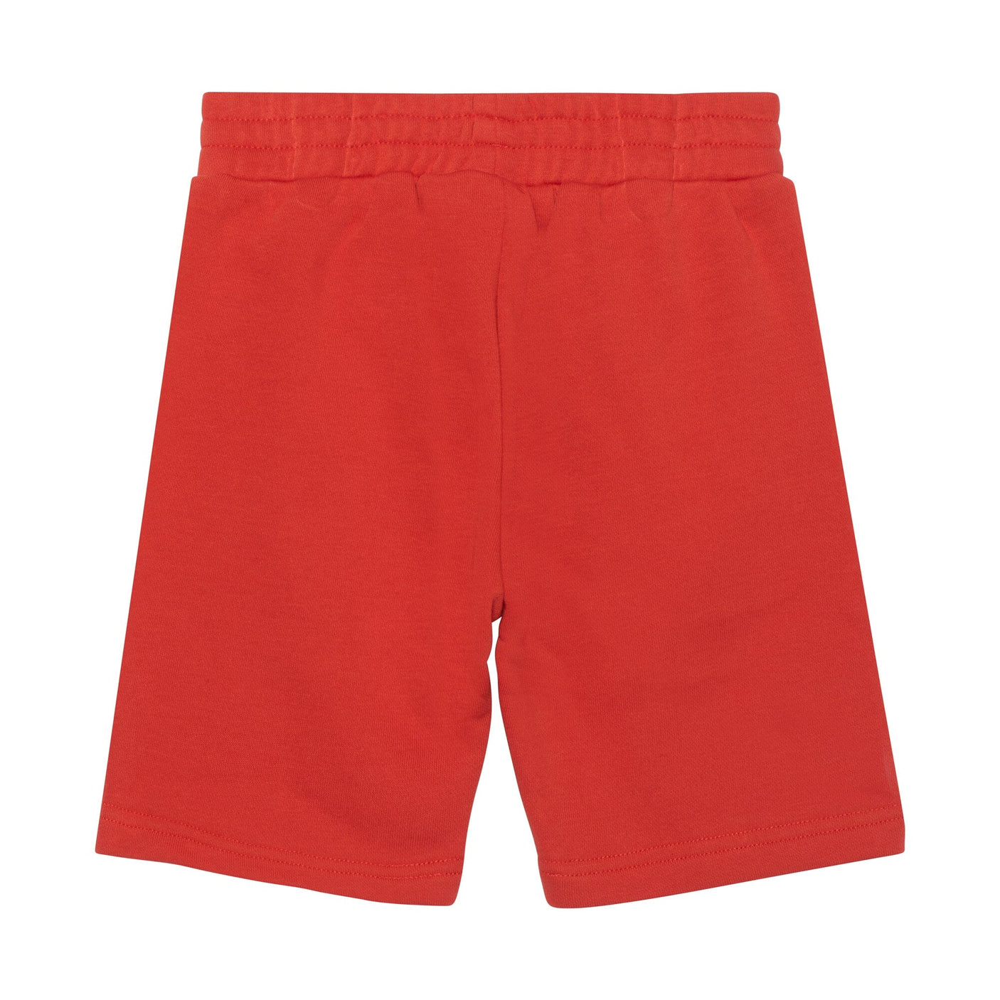 French Terry Zipper Pocket Short Red-2
