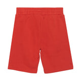 French Terry Zipper Pocket Short Red-2