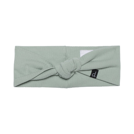 Solid Knotted Headband Frosty Green-0