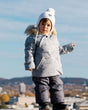 Two Piece Baby Snowsuit Grey With Arctic Friends Print-2