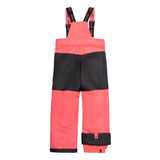Two Piece Snowsuit Coral And Black With Rose Print-7