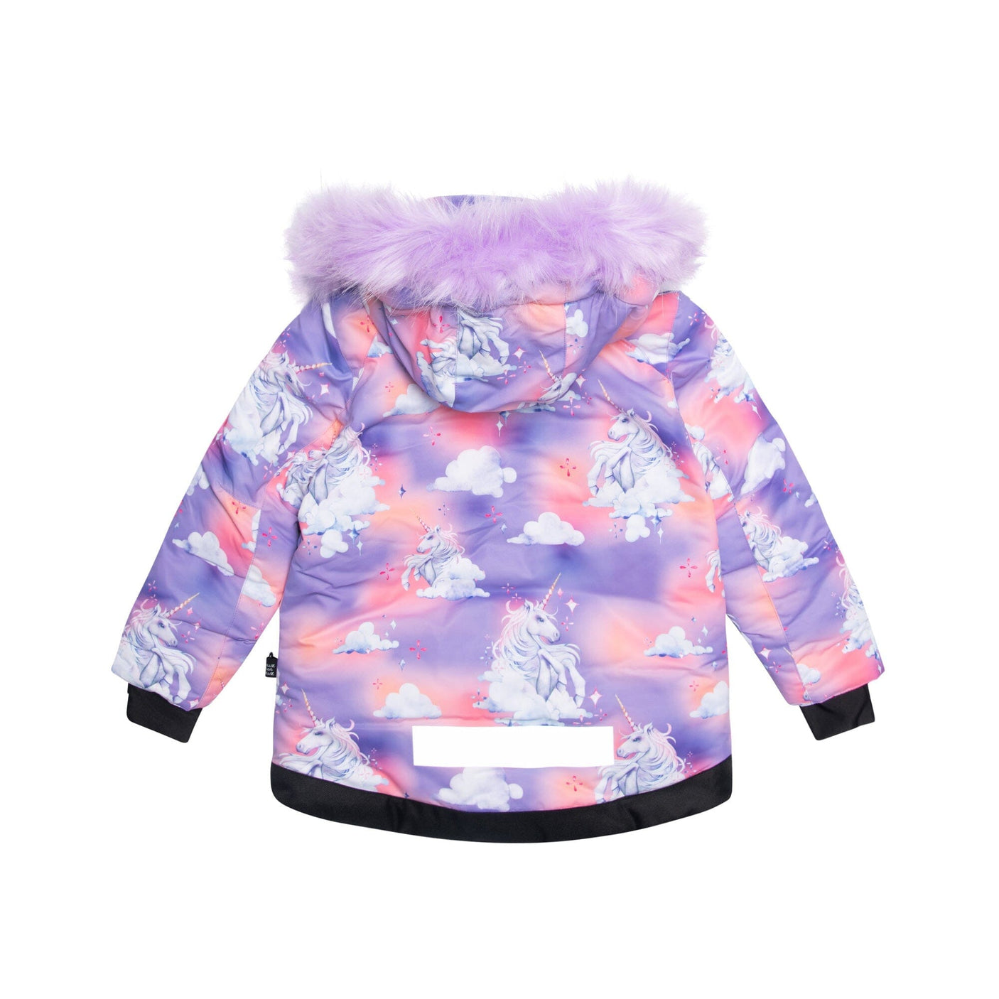 Two Piece Snowsuit Unicorns In The Clouds Print With Lavender Pant-5