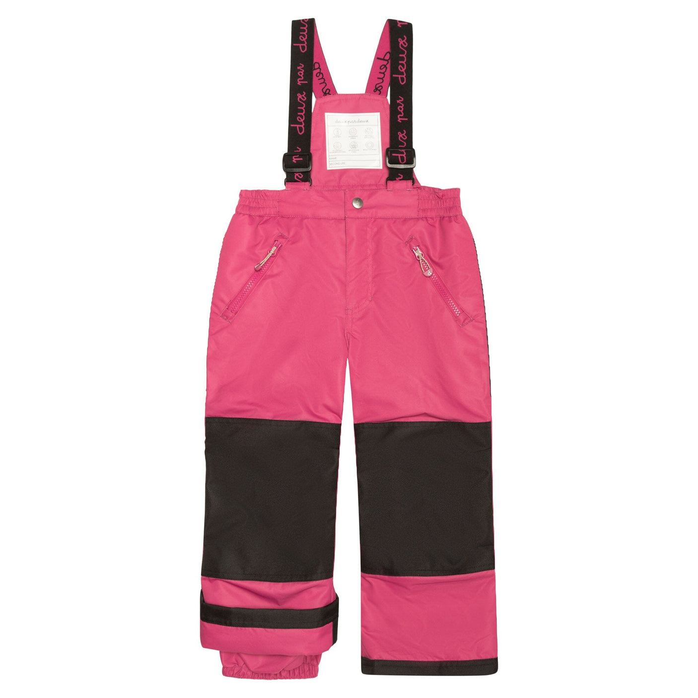 Two Piece Snowsuit Fuchsia With Snowy Forest Print-6