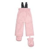 Two Piece Baby Snowsuit Pink With Cat Print-5