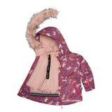 Two Piece Snowsuit Fuchsia With Cat Print-5