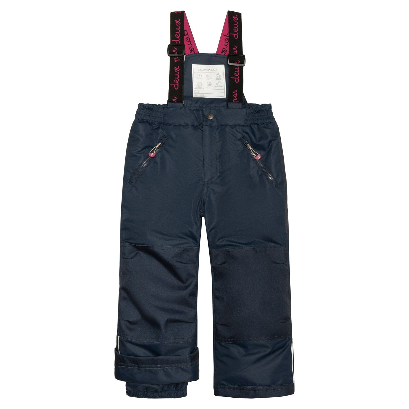 Two Piece Snowsuit Navy With Unicorns In The Wind Print-7