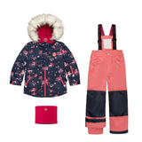 Two Piece Snowsuit Rose With Unicorns In The Wind Print-0