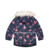 Two Piece Snowsuit Rose With Unicorns In The Wind Print-3