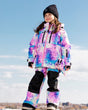 Teknik Two Piece Snowsuit With Frosted Rainbow Print-2