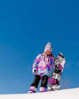 Teknik Two Piece Snowsuit With Frosted Rainbow Print-1