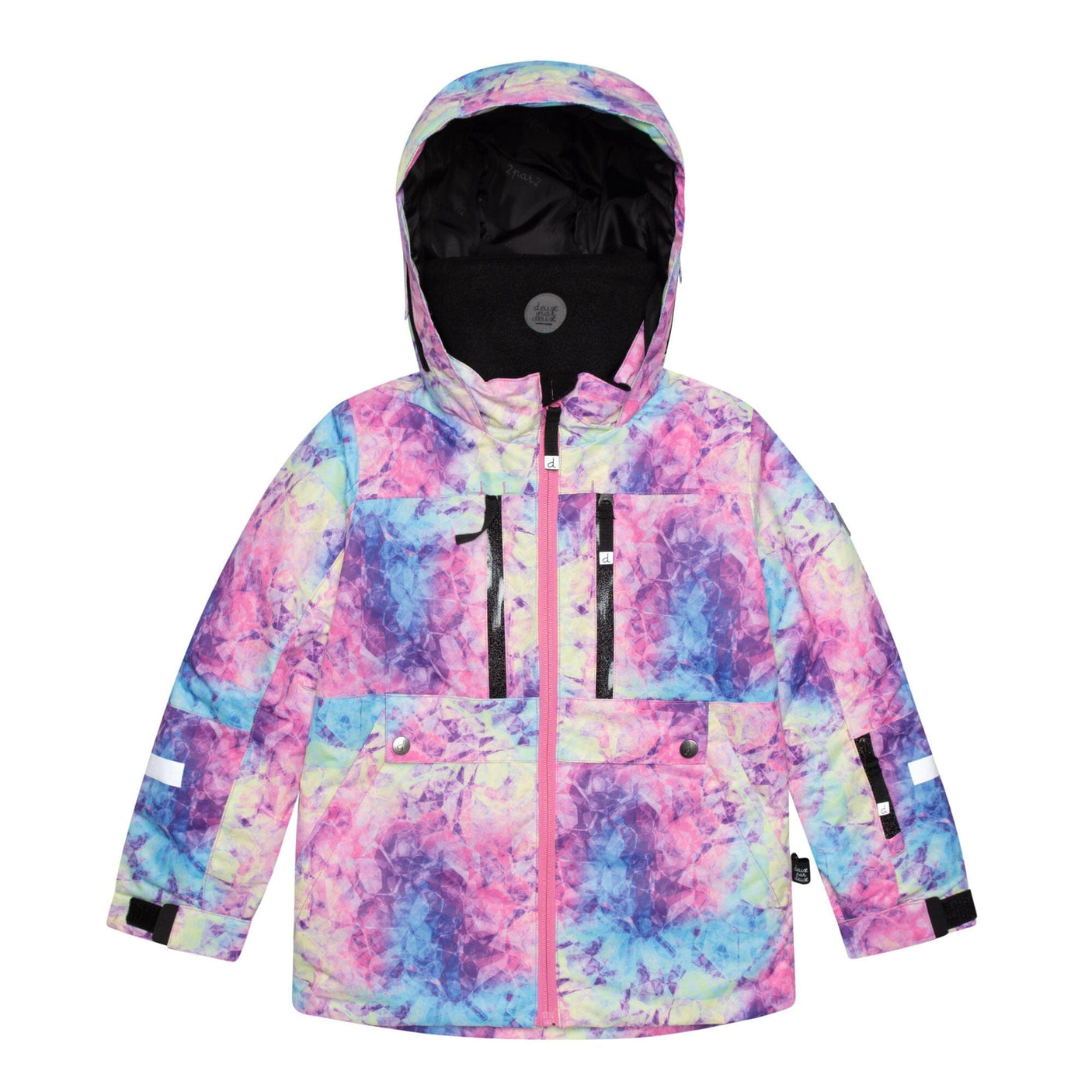 Teknik Two Piece Snowsuit With Frosted Rainbow Print-3