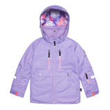 Teknik Two Piece Snowsuit Lavender With Unicorns In The Clouds Print-3