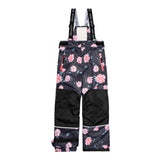 Teknik Two Piece Snowsuit Coral With Roses Print-6