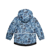 Two Piece Snowsuit Teal Blue With Mountain Print-4