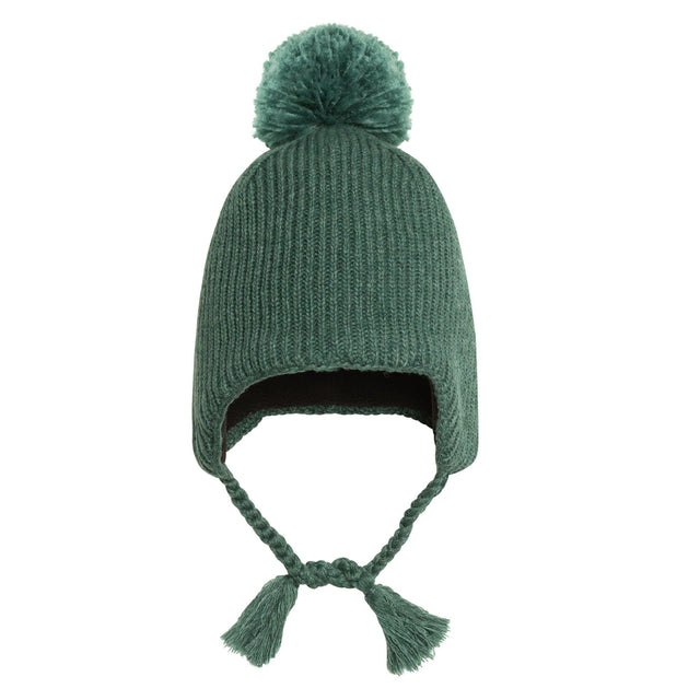 Peruvian Knit Hat Pine Green-0