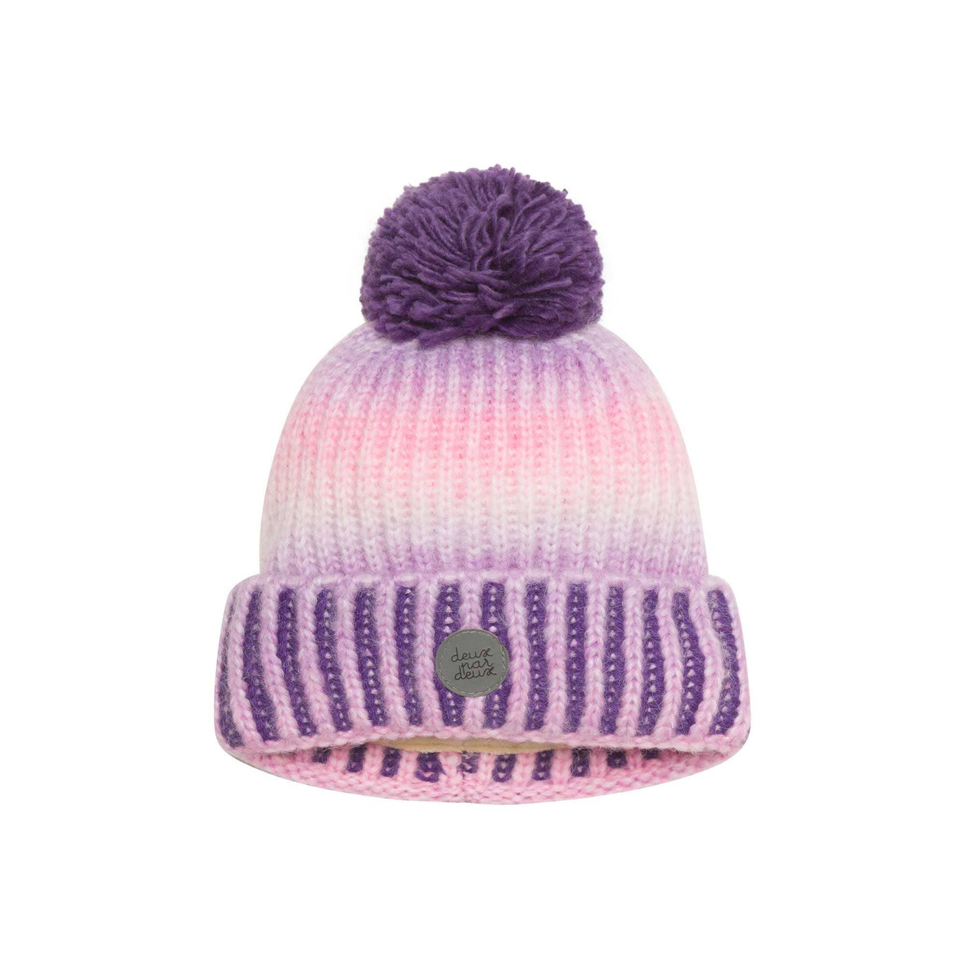 Knit Hat Purple Gradient-0